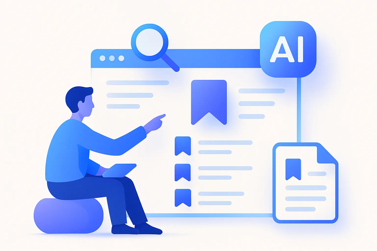 The Best AI Bookmark Manager in 2026: What to Look For (and 5 to Try) — illustration