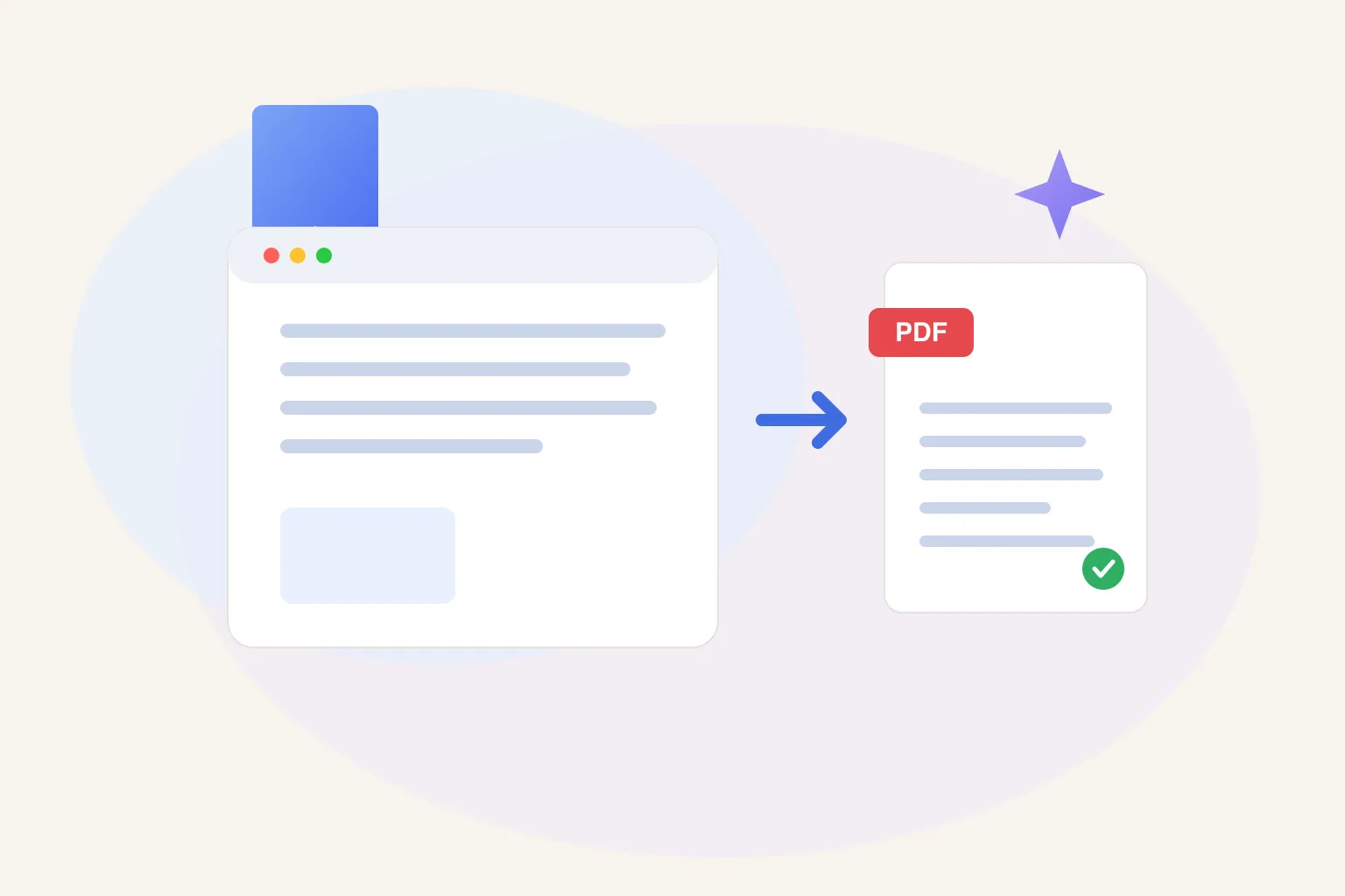 How to Save a Webpage as a PDF (Without the Usual Mess) — illustration