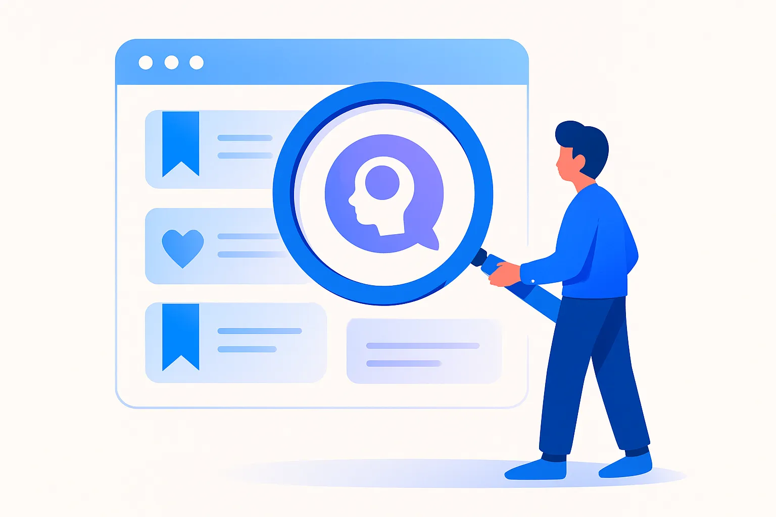 How to Search Your Bookmarks by Meaning (Not Just Keywords) — illustration