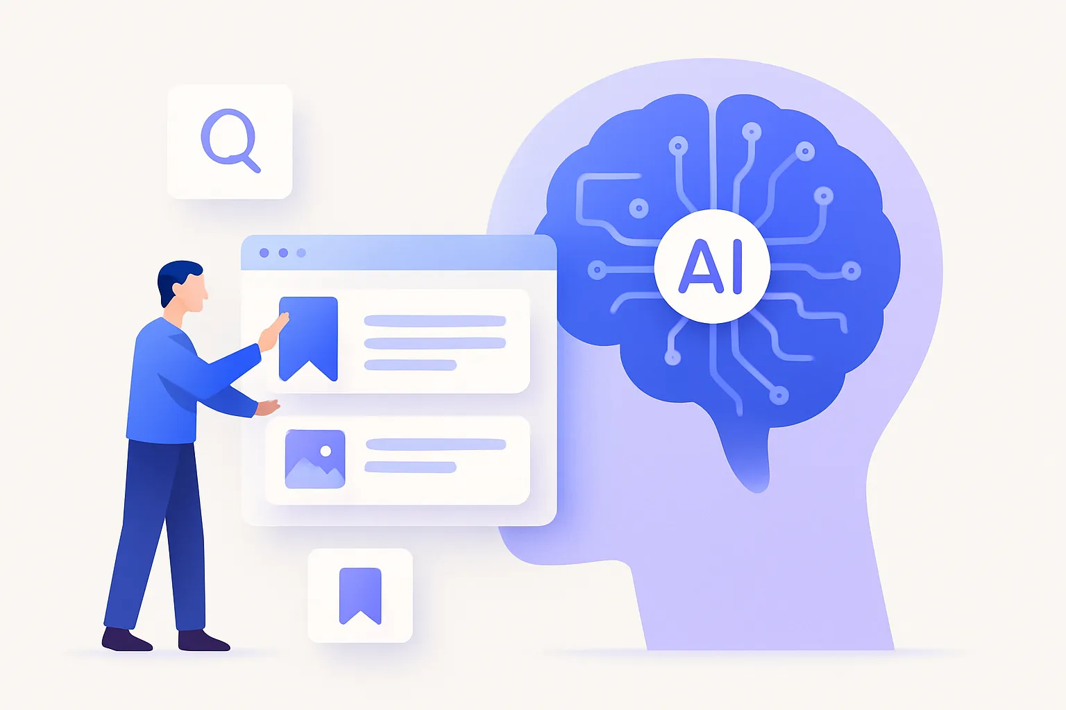 What Is an AI Second Brain? A Plain-English Guide — illustration